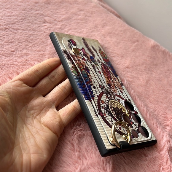 For Samsung Galaxy S22 ultra phone case with wrist strap kickstand keychain - Picture 9 of 17